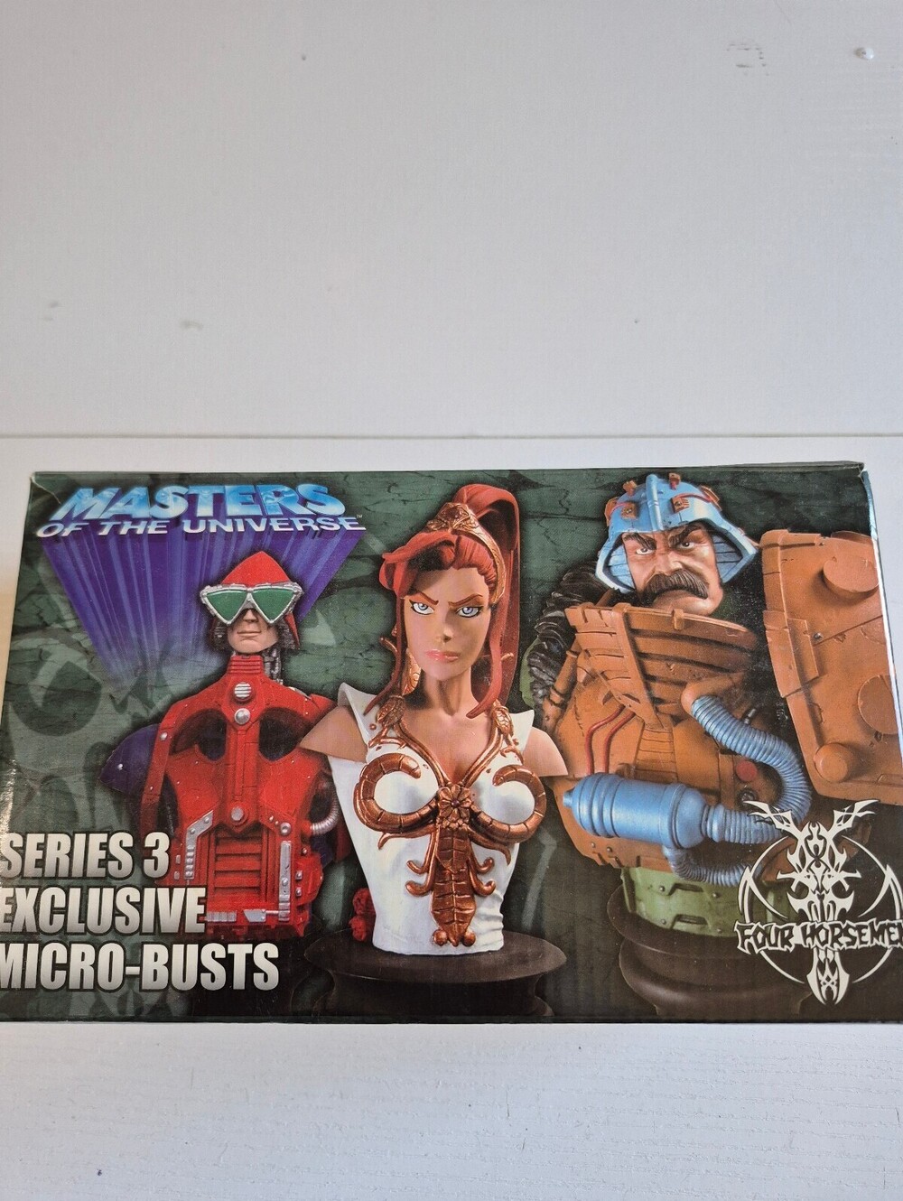 Masters of the Universe Series 3 Exclusive Micro-Busts Collectible Set by Four-H
